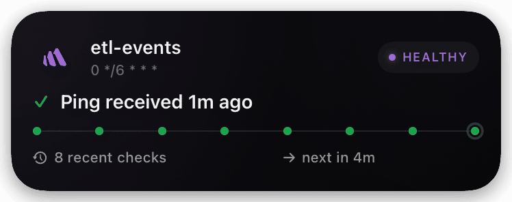 betterstack (healthy) Live Activity preview