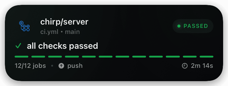 gh-actions (passed) Live Activity preview