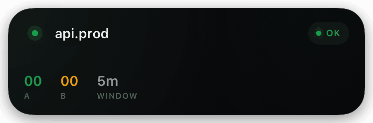 health (healthy) Live Activity preview