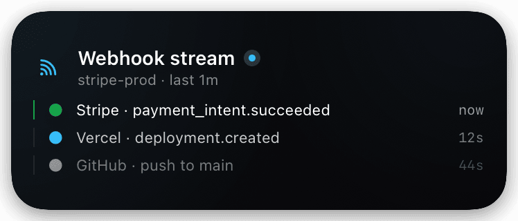 stream (sky) Live Activity preview