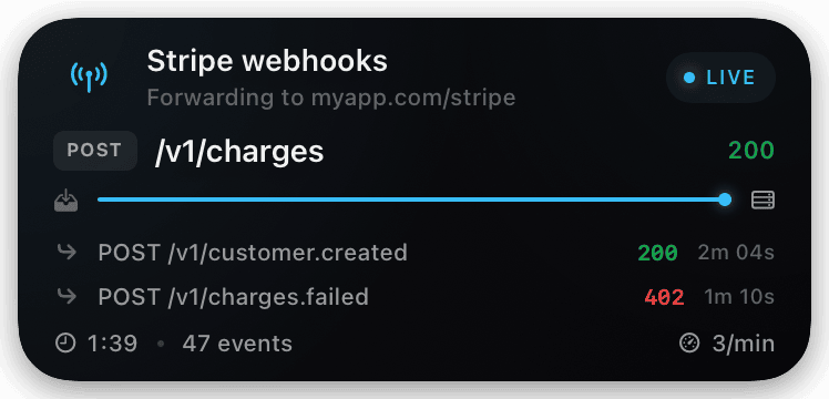webhook-inspector (verbose-timeline) Live Activity preview